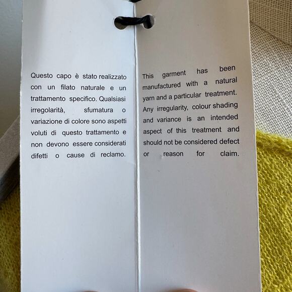 NWT RICK OWENS Performa F/W 2020 Men's Mohair Alpaca Sweater in Acid - Picture 9 of 13